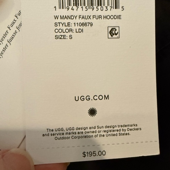 UGG Leopard Print Faux Fur Jacket - Picture 3 of 3